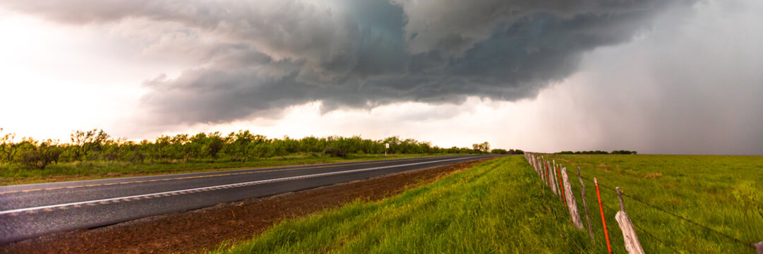 Impacts of Climate Change. El Ni&ntilde;o, the environment, rising global temperatures. Pollution and devastating storms featuring tornadoes and strong winds. Uncontrolled weather. Web banner, copy space.