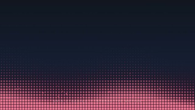 Abstract Cybernetic Halftone Horizon Seamless Loop with sol