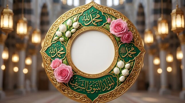 Profile Picture Frame Islamic Maulid Nabi Muhammad_1