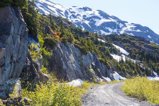 Road in mountains