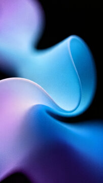 Abstract purple blue glassmorphism aura background with grainy translucent liquid waves vertical composition perfect for minimal mobile device luxury tech wallpapers.