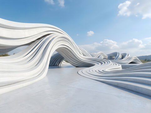 Futuristic White Parametric Architecture Design -  (5).jpeg