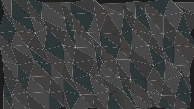 Seamless Loop Motion Background Geometric Crystal Mesh