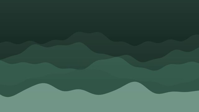 Seamless Loop Motion Background Flowing Harmonic Waves