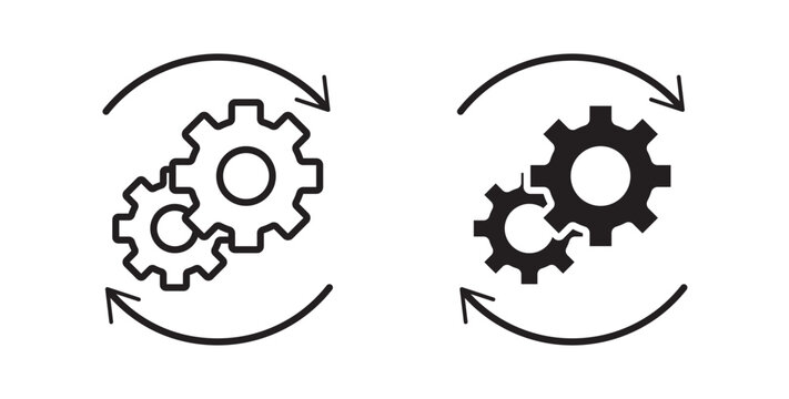 Operation icon for website, apps and UI.