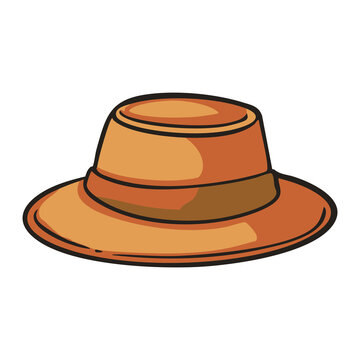 Ranger Hat Outdoor Adventure Icon