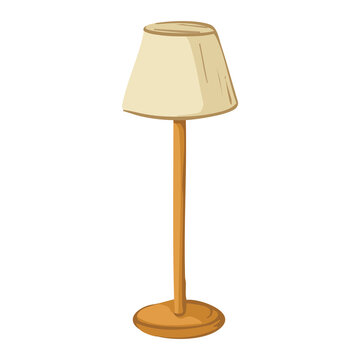 Standing Floor Lamp Lighting Illustration