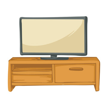 TV Stand Cabinet Living Room Illustration