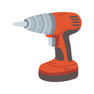 Cordless Drill Power Tool Illustration
