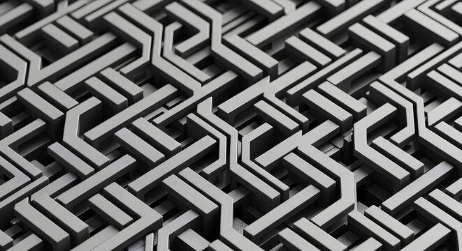 Abstract circuit board pattern background. Digital technology texture with geometric lines.