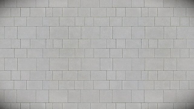 Light Gray Paving Stones Pattern Background with Seamless Loop Texture
