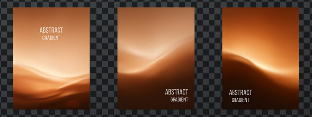 Background texture dark with brown bg gradient and abstract chocolate luxury. Beige degrade skin with color gradation wallpaper and milk grain mocha. Bg butter background with brown wave sand. © Rina Antipina