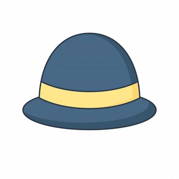 Hat Flat design style animation with minimal, smooth transitions, and simple. No background. Alpha Channel