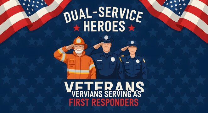 Dual-Service Heroes - Honoring Veterans as First Responders.