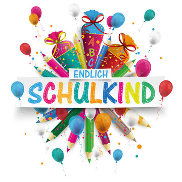 Endlich Schulkind Cover Transparent