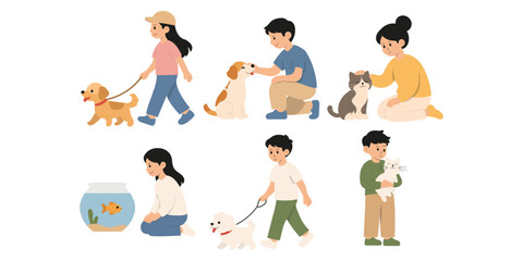 Pet Lifestyle Illustration © Almero