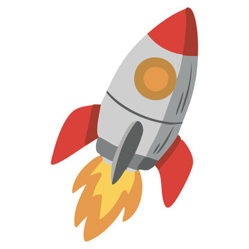 Rocket Launch Startup Innovation Icon