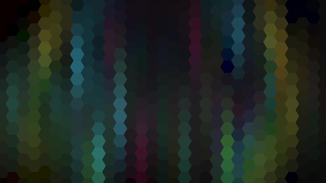 colored geometric shapes changing abstract motion background, mosaic pattern, commonly used for digital signage, VJ loops, and web design textures