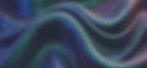 Abstract colorful iridescent blurred noise chameleon metallic wave background illustration © Avartde