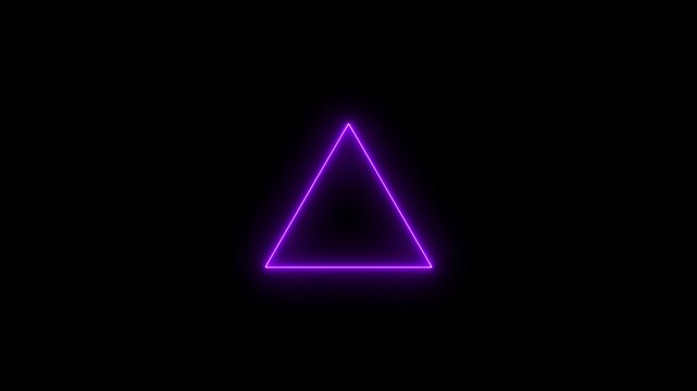 Neon circle loading icon animation glowing red and blue bar round shape processing rotation circular reset icon sign symbol on black background