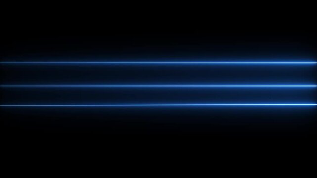 Abstract glowing rainbow colour neon lines cyan and red neon line moving on background. Neon Light Line Technology icon on black background