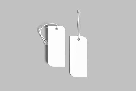 Clothing Tag Blank Mockup