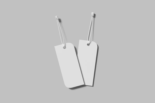 Clothing Tag Blank Mockup