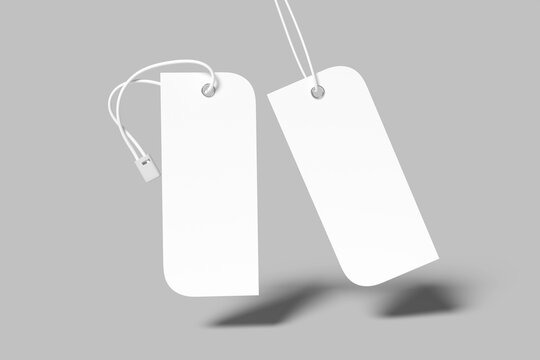 Clothing Tag Blank Mockup