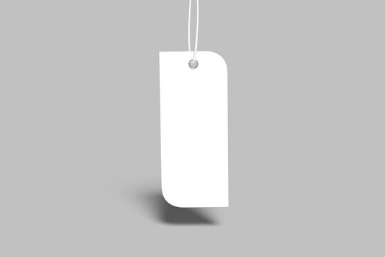 Clothing Tag Blank Mockup