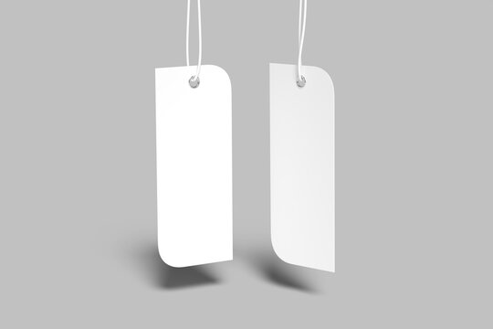 Clothing Tag Blank Mockup