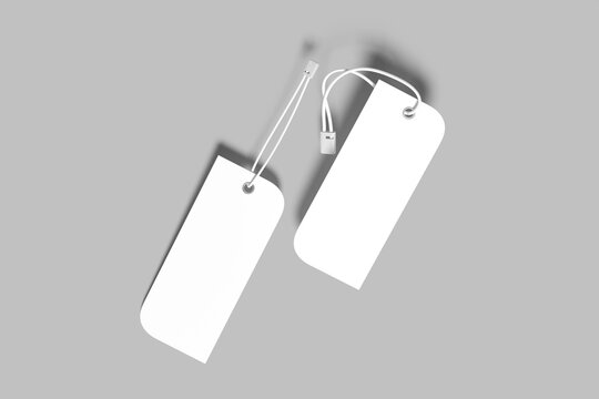 Clothing Tag Blank Mockup