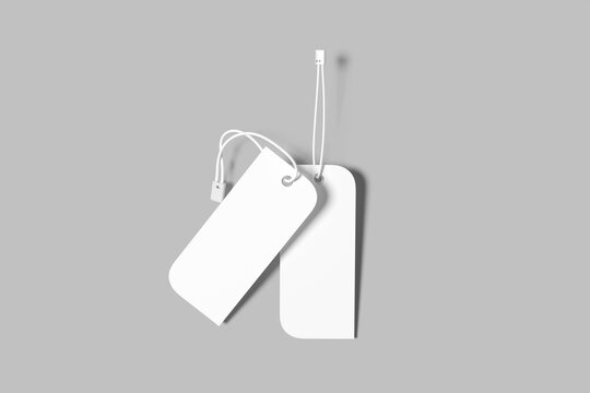 Clothing Tag Blank Mockup