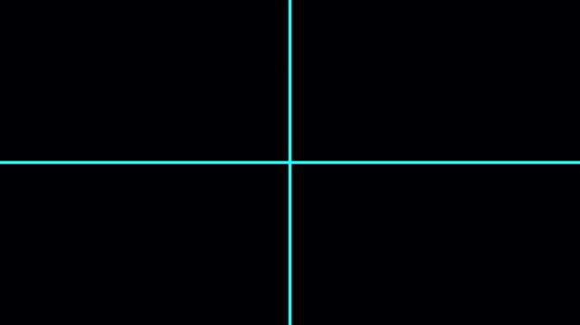  animated Four Window Frame Grid Transition Elements Split Screen  on transparent background with 2D Motion Graphics Animation in 4K animation with alpha channel window frame animation 