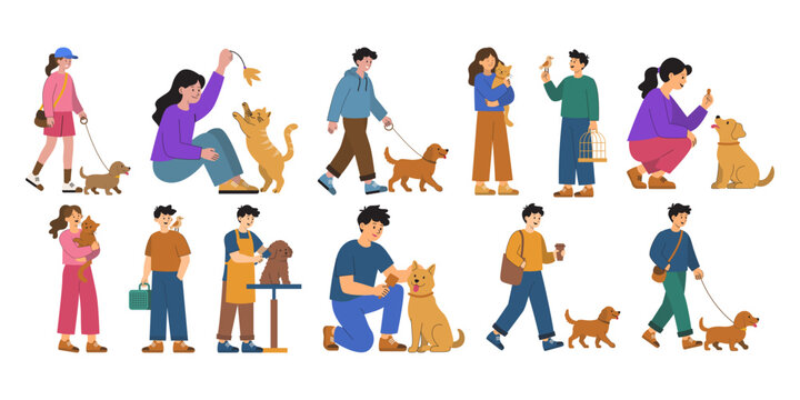 Pet Lifestyle Illustration
