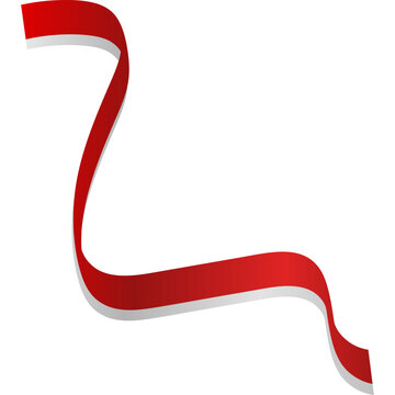 Indonesian Flag Ribbon
