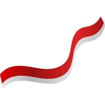 Indonesian Flag Ribbon
