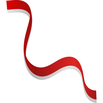 Indonesian Flag Ribbon
