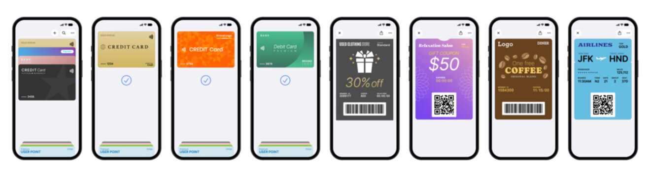 スマートフォン デジタルウォレット 