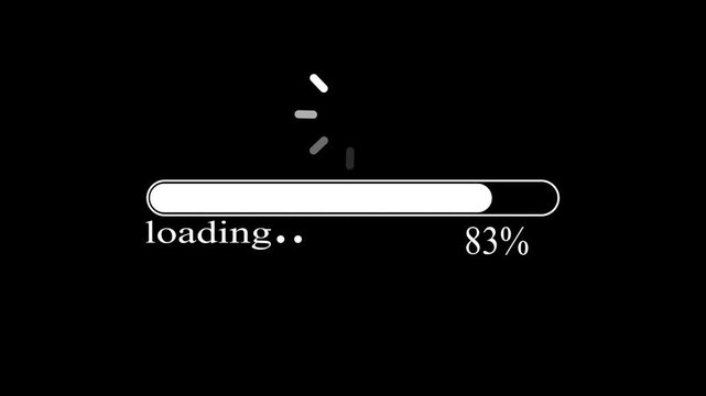 white Loading wheel animation . Animated circle loading gif video icon. concept with alpha channel. Loading circle animation. Seamless Loop. Dots, circle and animation icon for. 4k video...