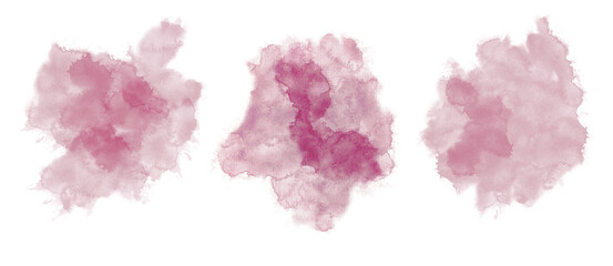 Fototapeta premium Abstract watercolor without background
