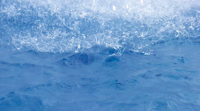 Blue background water sea