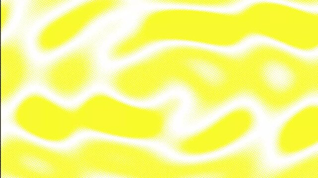 Abstract Blue and White Halftone Wave Pattern Background with Dotted Gradient Texture and Retro Pop Art Style