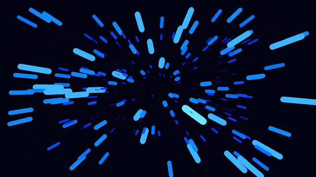 Abstract Digital Rain Data Stream Motion Background