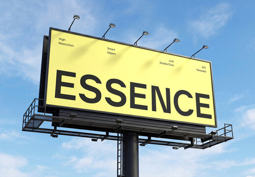 Outdoor Billboard Advertising Mockup Template