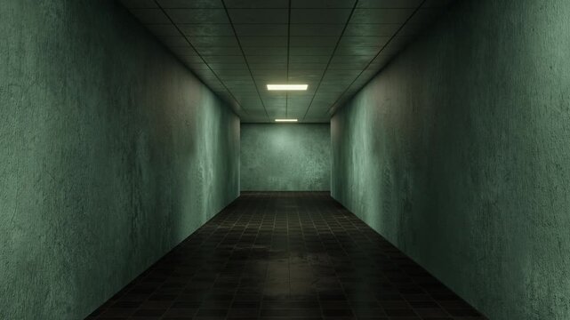 Creepy dirty corridor