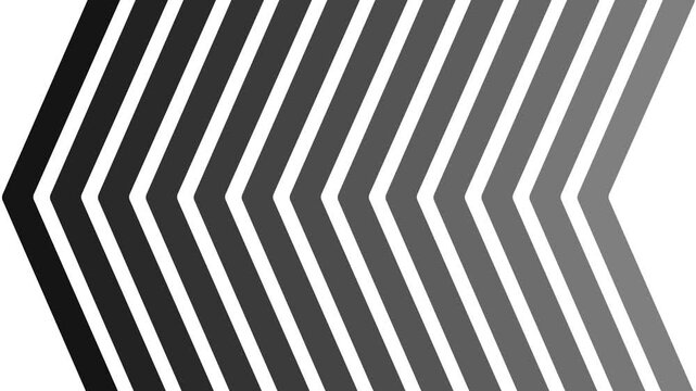 Direction vertical arrow icon animation with minimal pointer design