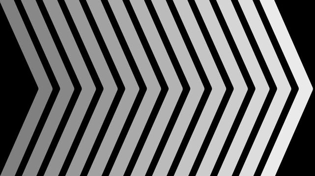 Direction vertical arrow icon animation with minimal pointer design