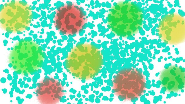 Beautiful bright colorful abstract illustration, background for design