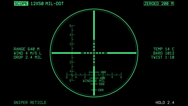 Target set icons sight sniper symbol isolated on a white background, crosshair and aim vector illustration stylish for web. Sniper scope crosshair on black with mil dot reticle, windage and elevation