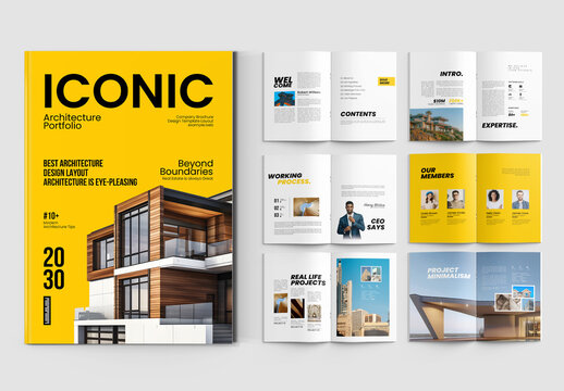 Architecture Portfolio Magazine Template